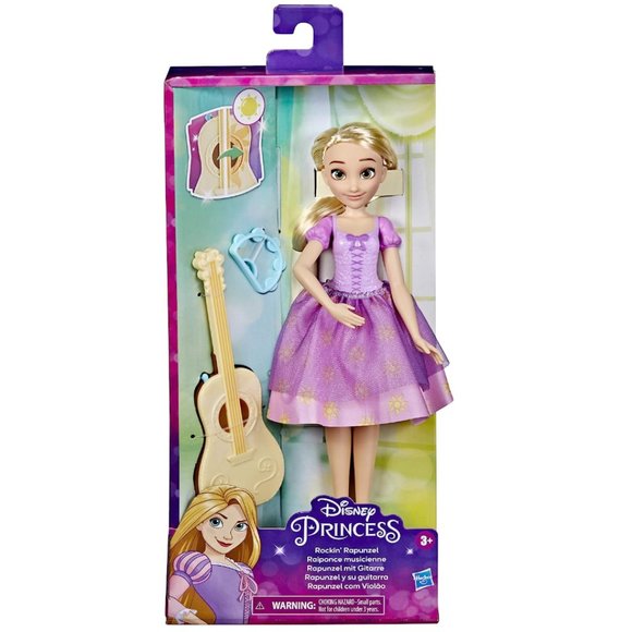 Disney Princess Everyday Adventures Rockin' Rapunzel Doll w Color-Change Guitar - Picture 8 of 8
